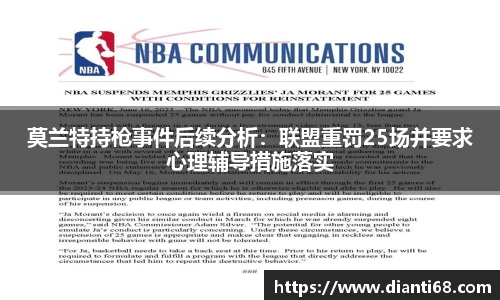 莫兰特持枪事件后续分析：联盟重罚25场并要求心理辅导措施落实